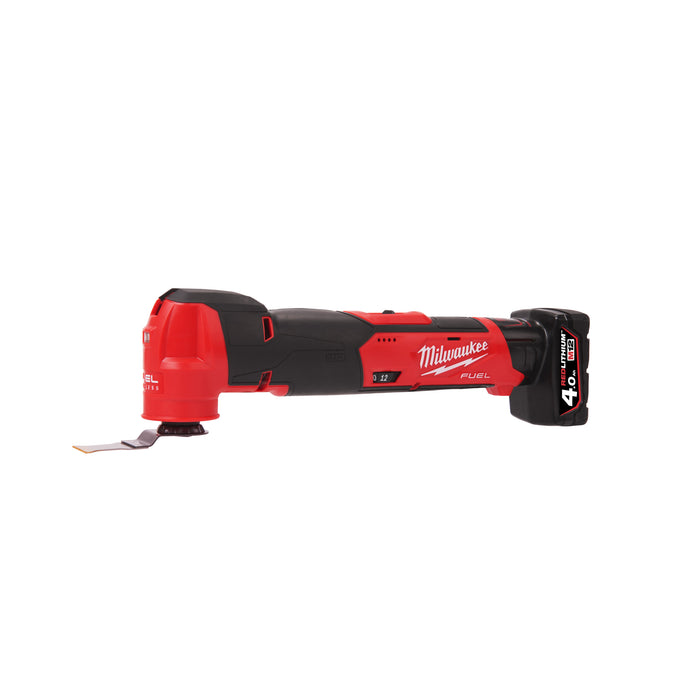 Milwaukee M12FMT-422X 12V FUEL Multi Tool with 1x 4.0Ah Battery, 1x 2.0Ah Battery, Charger & Case - westbasedirect.com