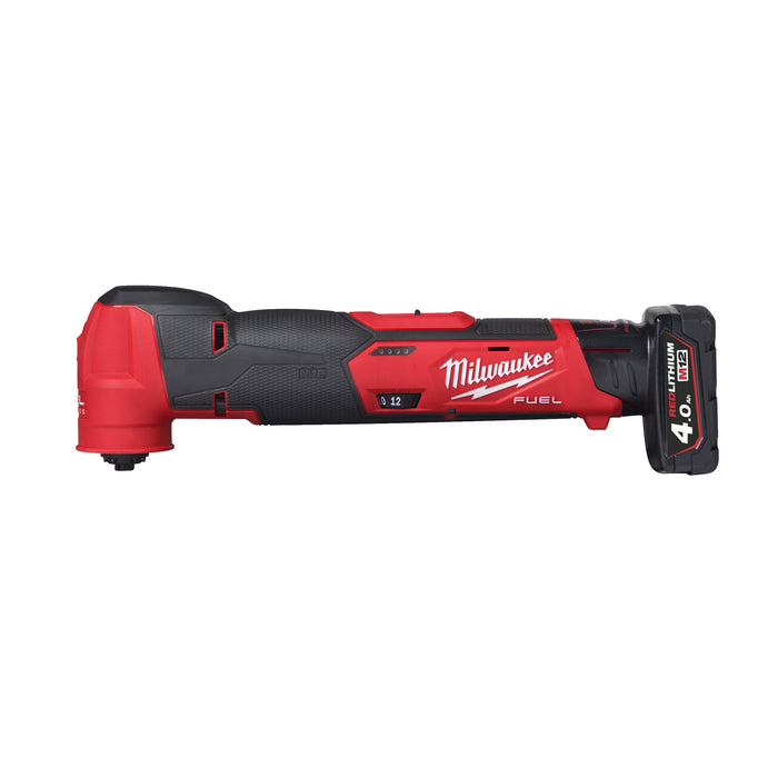 Milwaukee M12FMT-422X 12V FUEL Multi Tool with 1x 4.0Ah Battery, 1x 2.0Ah Battery, Charger & Case - westbasedirect.com
