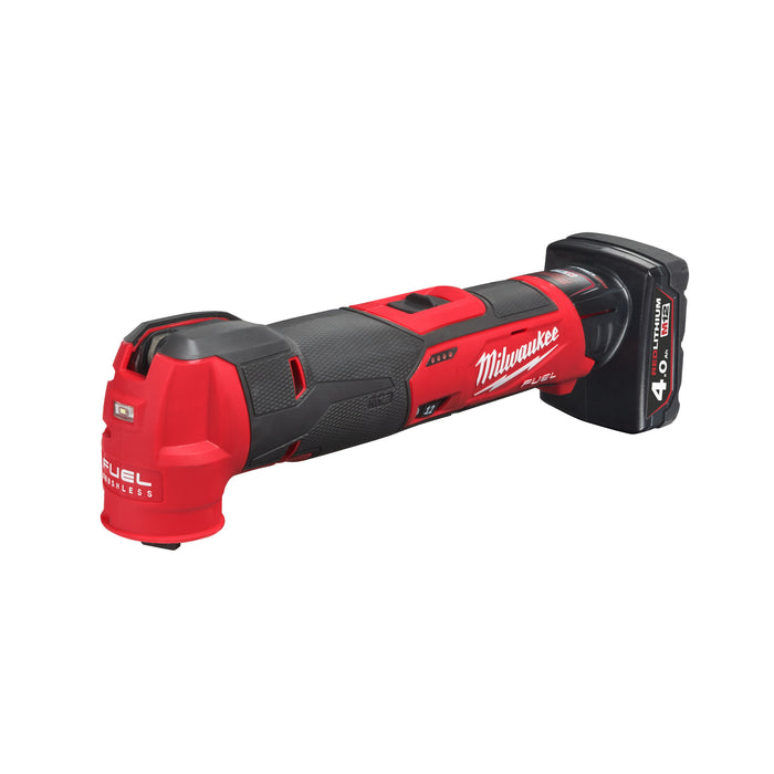 Milwaukee M12FMT-422X 12V FUEL Multi Tool with 1x 4.0Ah Battery, 1x 2.0Ah Battery, Charger & Case - westbasedirect.com