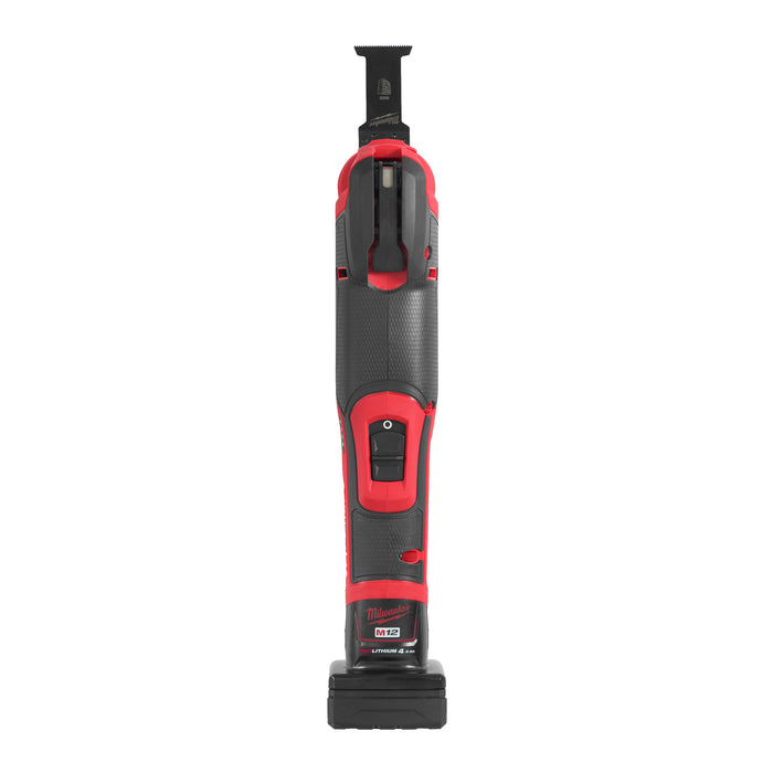 Milwaukee M12FMT-422X 12V FUEL Multi Tool with 1x 4.0Ah Battery, 1x 2.0Ah Battery, Charger & Case - westbasedirect.com