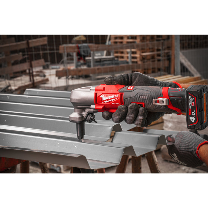Milwaukee M12FNB16-0X 12V FUEL Brushless 1.6mm Nibbler with Case - Bare Unit - westbasedirect.com