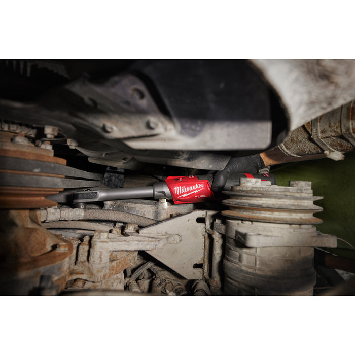 Milwaukee M12FPTR-202X 12V FUEL INSIDER Pass-Through Ratchet, 1x 2.0Ah Battery, Charger & Case - westbasedirect.com