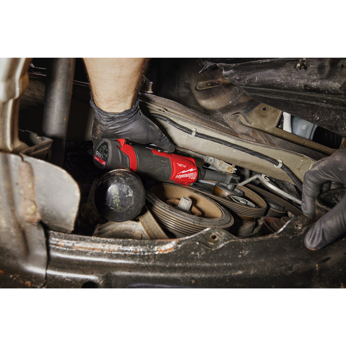 Milwaukee M12FPTR-202X 12V FUEL INSIDER Pass-Through Ratchet, 1x 2.0Ah Battery, Charger & Case - westbasedirect.com
