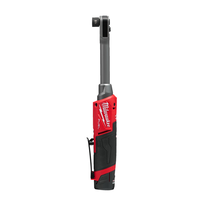 Milwaukee M12FPTR-202X 12V FUEL INSIDER Pass-Through Ratchet, 1x 2.0Ah Battery, Charger & Case - westbasedirect.com