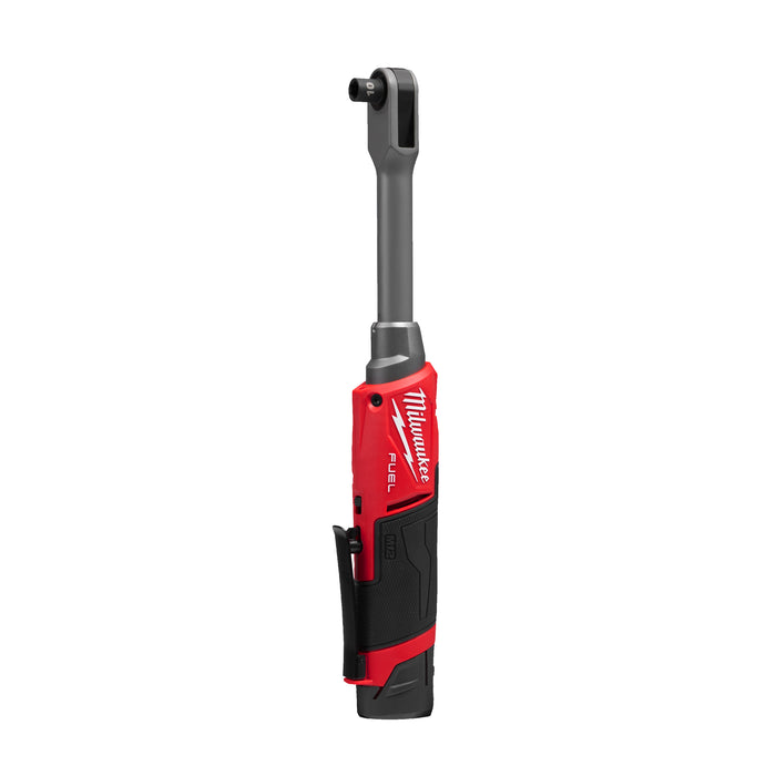 Milwaukee M12FPTR-202X 12V FUEL INSIDER Pass-Through Ratchet, 1x 2.0Ah Battery, Charger & Case - westbasedirect.com