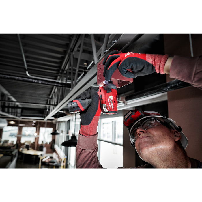 Milwaukee M12FQID-202X 12V FUEL SURGE Brushless Hydraulic 1/4â€ Impact Driver, 2x 2.0Ah Batteries, Charger & Case