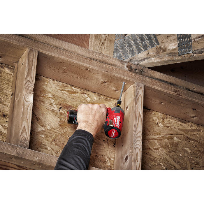 Milwaukee M12FQID-202X 12V FUEL SURGE Brushless Hydraulic 1/4â€ Impact Driver, 2x 2.0Ah Batteries, Charger & Case