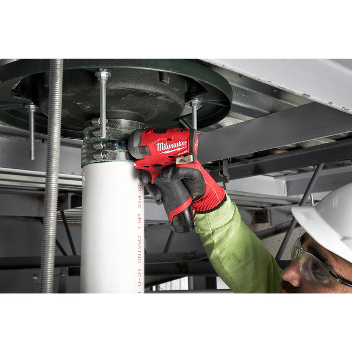 Milwaukee M12FQID-202X 12V FUEL SURGE Brushless Hydraulic 1/4â€ Impact Driver, 2x 2.0Ah Batteries, Charger & Case