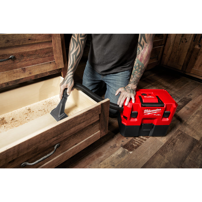 Milwaukee M12FVCL-0 12V FUEL Brushless Wet & Dry Vacuum - Bare Unit - westbasedirect.com