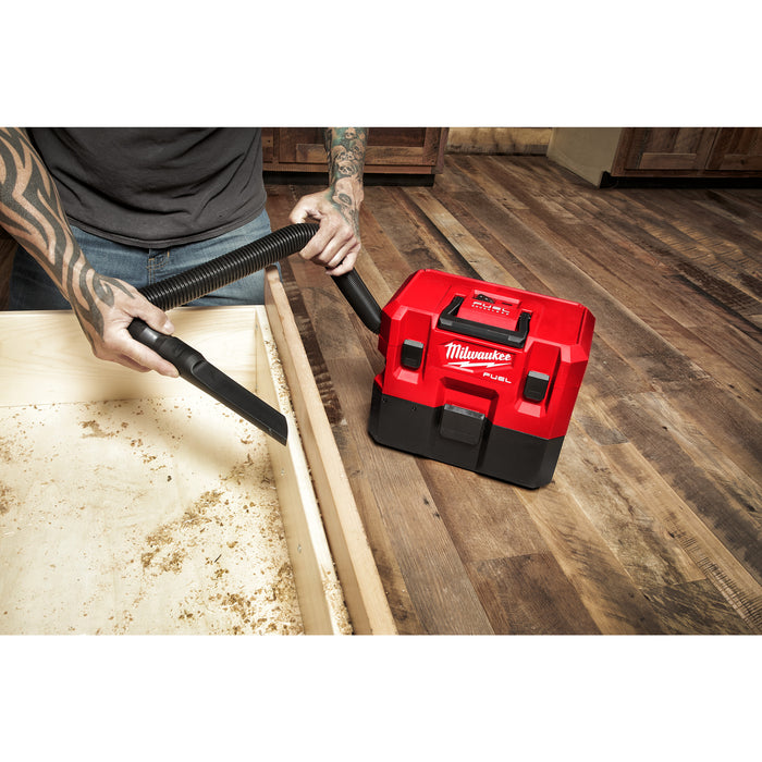 Milwaukee M12FVCL-0 12V FUEL Brushless Wet & Dry Vacuum - Bare Unit - westbasedirect.com
