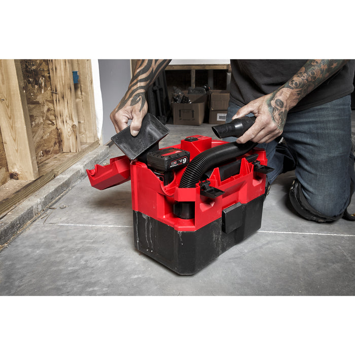 Milwaukee M12FVCL-0 12V FUEL Brushless Wet & Dry Vacuum - Bare Unit - westbasedirect.com