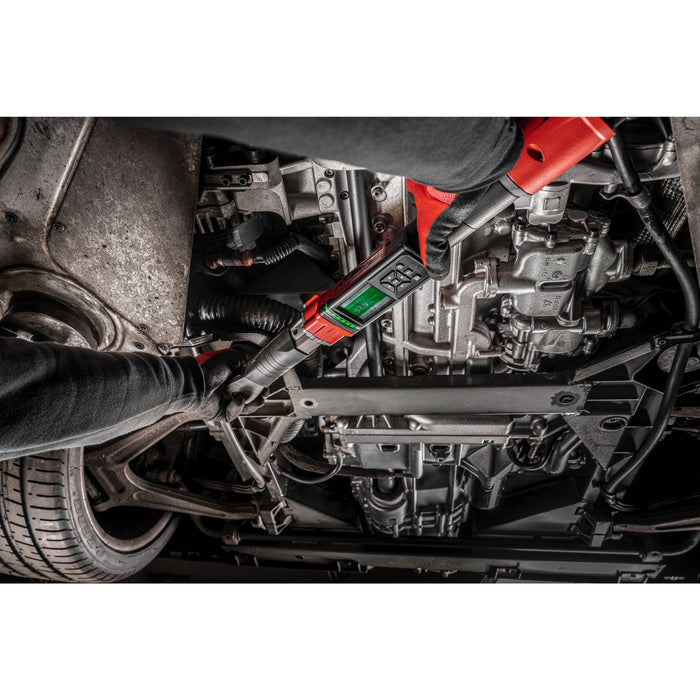 Milwaukee M12ONEFTR38-201C 12V FUEL ONE-KEY 3/8" Digital Torque Wrench, 1x 2.0Ah Battery, Charger & Case - westbasedirect.com