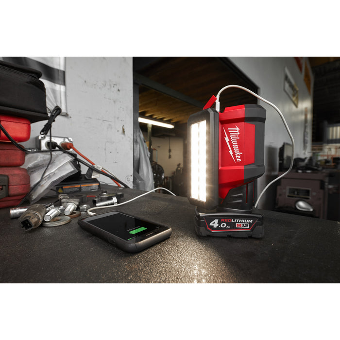 Milwaukee M12PAL-0 12V Pivot Area Light - Bare Unit - westbasedirect.com