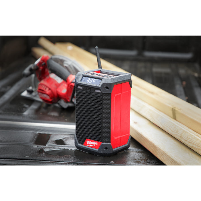 Milwaukee M12RCDAB+0 12V Radio Charger with Bluetooth & DAB+ - Bare Unit - westbasedirect.com