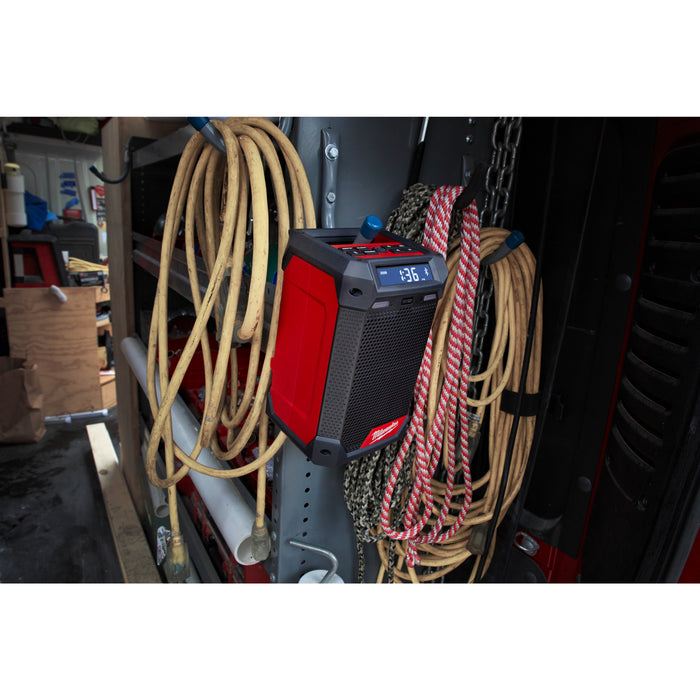 Milwaukee M12RCDAB+0 12V Radio Charger with Bluetooth & DAB+ - Bare Unit - westbasedirect.com