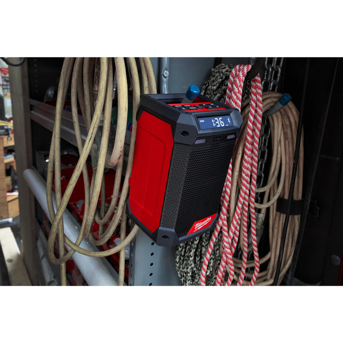 Milwaukee M12RCDAB+0 12V Radio Charger with Bluetooth & DAB+ - Bare Unit - westbasedirect.com