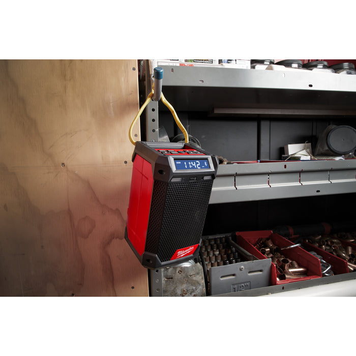 Milwaukee M12RCDAB+0 12V Radio Charger with Bluetooth & DAB+ - Bare Unit - westbasedirect.com