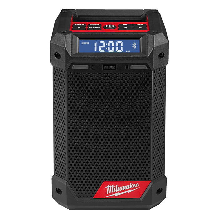 Milwaukee M12RCDAB+0 12V Radio Charger with Bluetooth & DAB+ - Bare Unit - westbasedirect.com