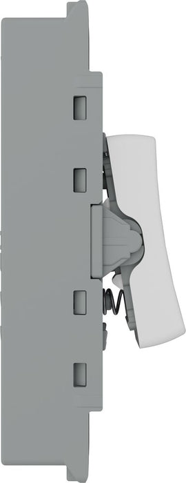 BG GridLite M14 20A 1-Way Retractive Switch Module - White