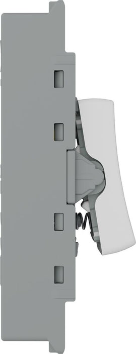 BG GridLite M142BELL 20A 2-Way Retractive Switch Module "Bell Symbol" - White
