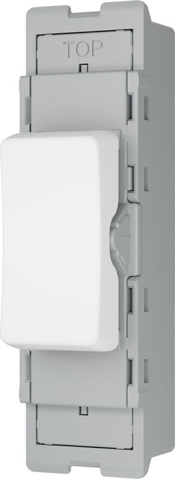BG GridLite M142C 20A SP 2-Way Retractive (Centre Off) Switch Module - White