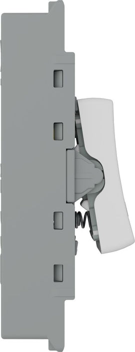 BG GridLite M142PR 20A 2-Way Retractive Switch Module "PRESS" - White