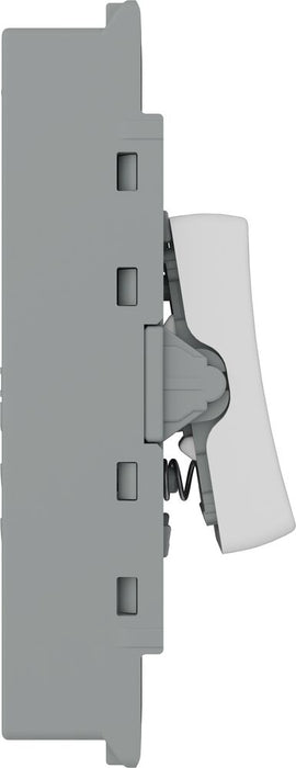 BG GridLite M14BELL 20A 1-Way Retractive Switch Module "Bell Symbol" - White