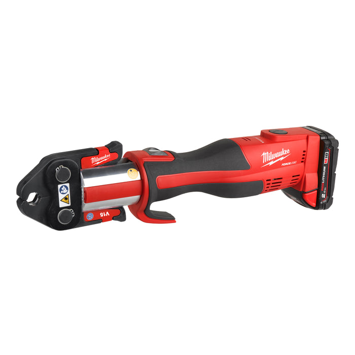 Milwaukee M18BLHPT-202C 18V FORCE LOGIC Brushless Press Tool, 2x 2.0Ah Batteries, Charger & Case