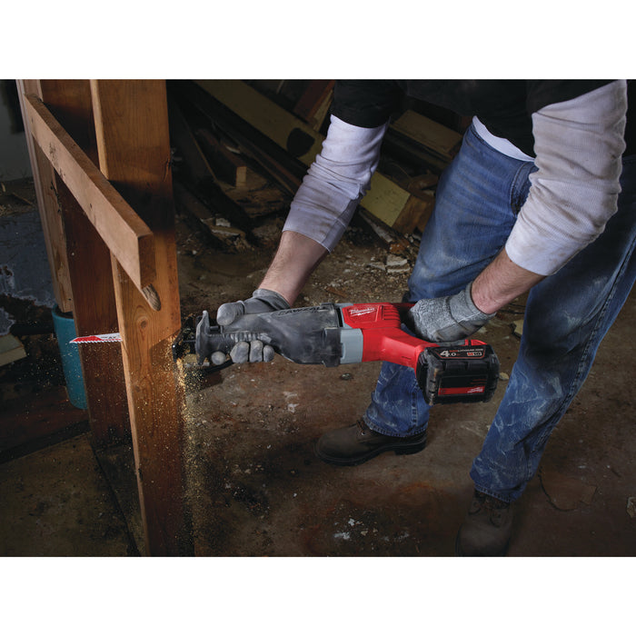 Milwaukee M18BSX-0 18V Heavy Duty SAWZALL Cordless Reciprocating Saw - Bare Unit - westbasedirect.com