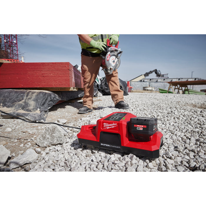 Milwaukee M18DBSC Dual Bay Super Charger 240V - westbasedirect.com