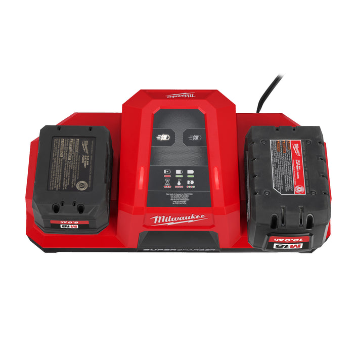 Milwaukee M18DBSC Dual Bay Super Charger 240V - westbasedirect.com