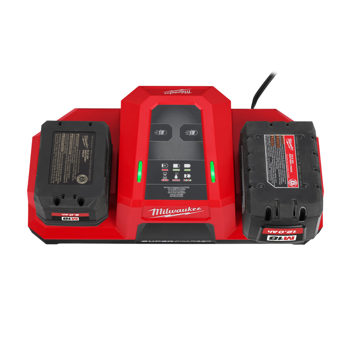 Milwaukee M18DBSC Dual Bay Super Charger 240V - westbasedirect.com