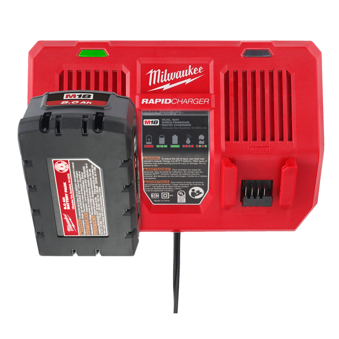 Milwaukee M18 DFC 18V Dual Bay Rapid Charger