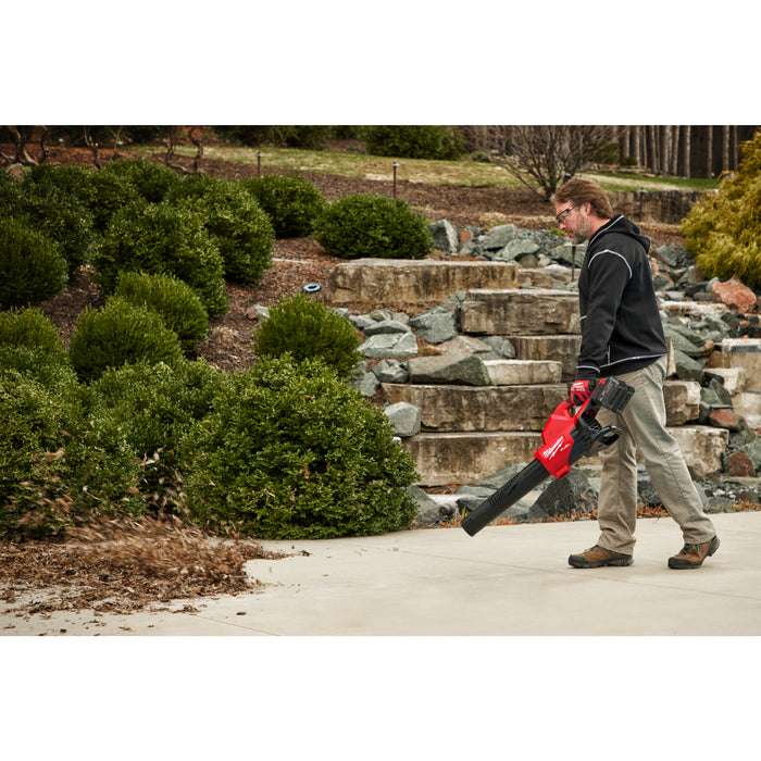 Milwaukee M18F2BL-802 18V FUEL Dual Battery Blower, 2x 8.0Ah FORGE Batteries & Charger