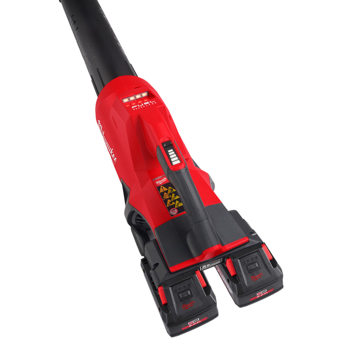 Milwaukee M18F2BL-802 18V FUEL Dual Battery Blower, 2x 8.0Ah FORGE Batteries & Charger