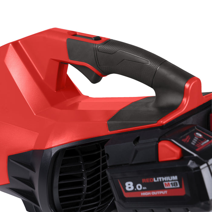 Milwaukee M18F2BL-802 18V FUEL Dual Battery Blower, 2x 8.0Ah FORGE Batteries & Charger