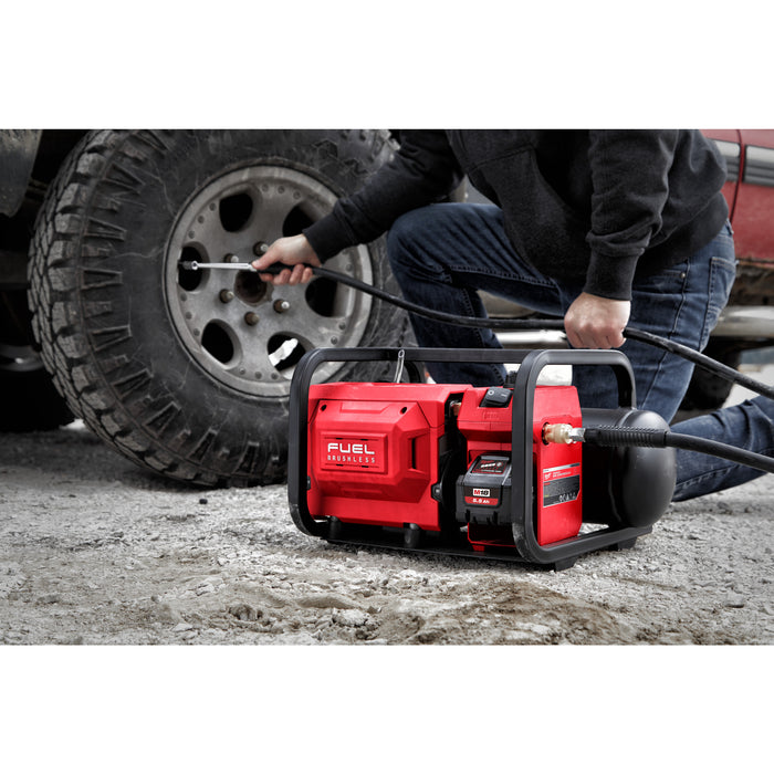 Milwaukee M18FAC-0 18V FUEL Air Compressor - Bare Unit - westbasedirect.com