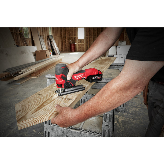Milwaukee M18FBJS-0 18V FUEL Cordless Body Grip Jigsaw - Bare Unit