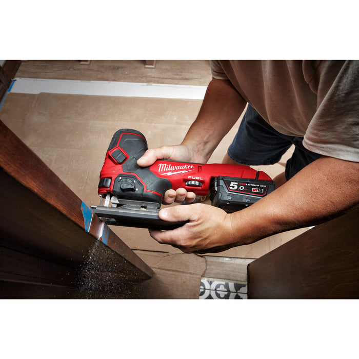 Milwaukee M18FBJS-0 18V FUEL Cordless Body Grip Jigsaw - Bare Unit