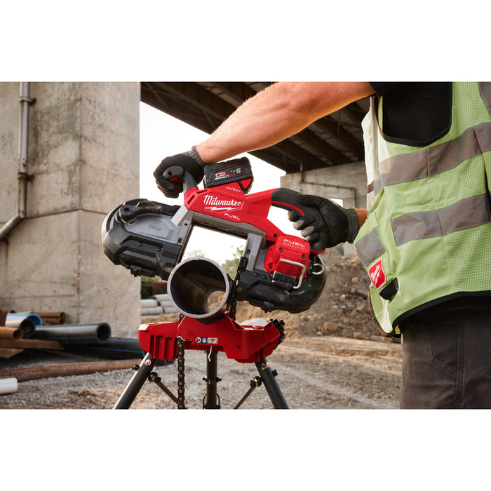 Milwaukee M18FBS127DO-0C 18V FUEL ONEKEY Brushless Dual-Trigger Deep Cut Band Saw with Case - Bare Unit - westbasedirect.com