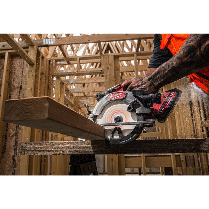 Milwaukee M18FCS552-0 18V FUEL Cordless 55mm Circular Saw - Bare Unit - westbasedirect.com