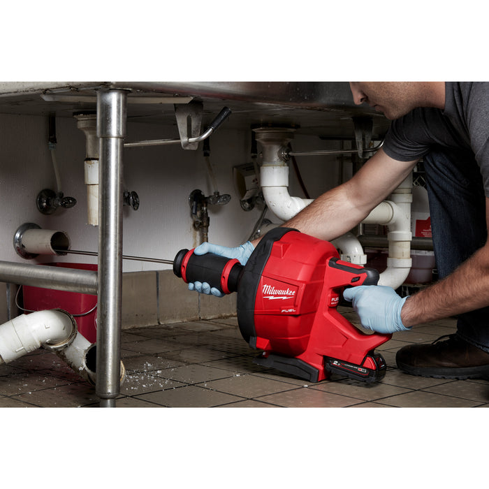 Milwaukee M18FDCPF10-0C 18V FUEL Handheld Drain Cleaner Power Feed 10mm with Case - Bare Unit