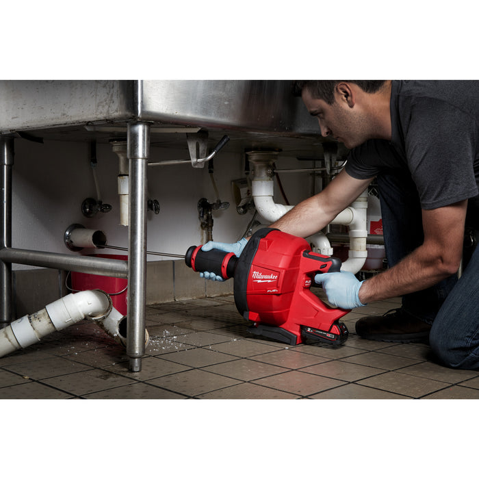 Milwaukee M18FDCPF10-0C 18V FUEL Handheld Drain Cleaner Power Feed 10mm with Case - Bare Unit
