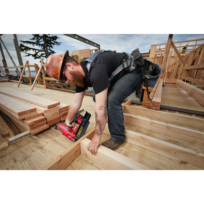 Milwaukee M18FFN21-0C 18V FUEL Brushless 21 Degree Framing Nailer with Case - Bare Unit - westbasedirect.com