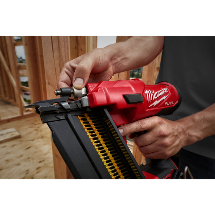 Milwaukee M18FFN21-0C 18V FUEL Brushless 21 Degree Framing Nailer with Case - Bare Unit - westbasedirect.com