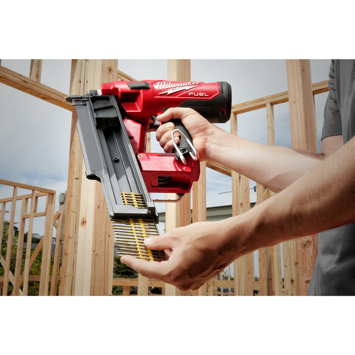 Milwaukee M18FFN21-0C 18V FUEL Brushless 21 Degree Framing Nailer with Case - Bare Unit - westbasedirect.com