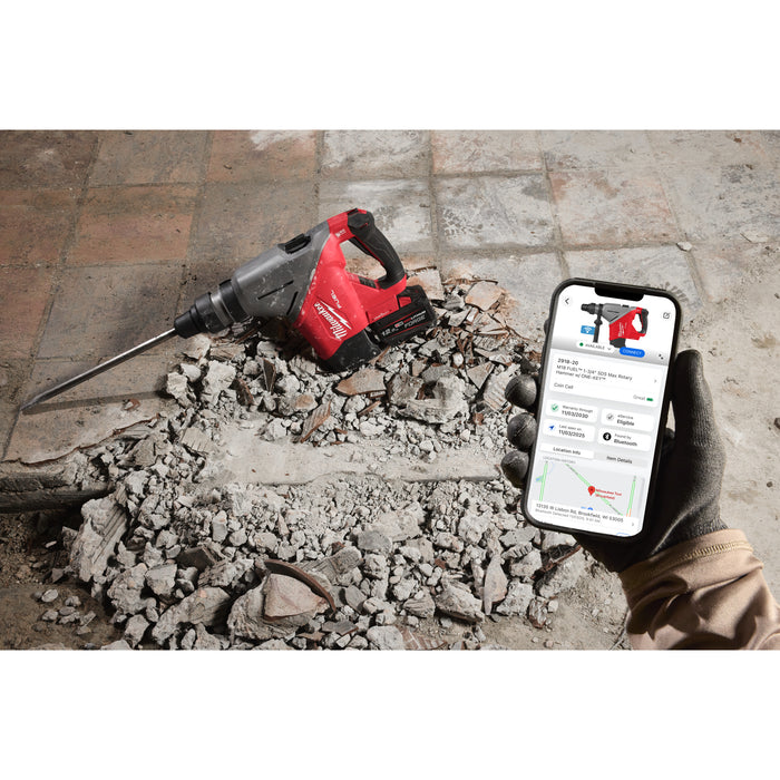 Milwaukee M18FHACO745-0C 18V FUEL ONE-KEY Brushless 45mm SDS+ Hammer Drill with Case - Bare Unit