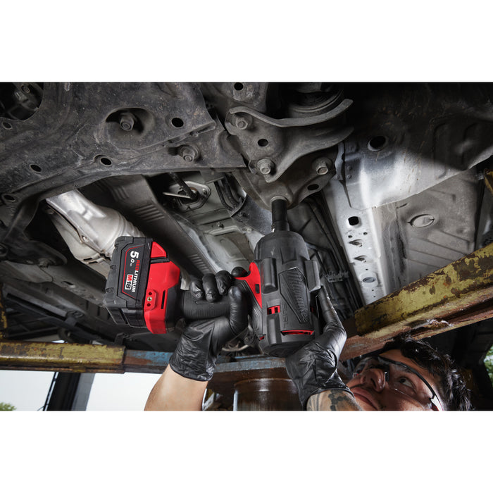 Milwaukee M18FHIW2F12-502X 18V FUEL Brushless 1/2'’ High Torque Impact Wrench with Friction Ring, 2x 5.0Ah Batteries, Charger & Case - westbasedirect.com
