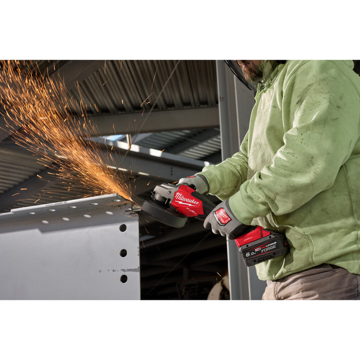 Milwaukee M18FHSAGO180VXPDB-0X 18V FUEL High Performance Cordless Braking Variable Speed Grinder with Case - Bare Unit - westbasedirect.com
