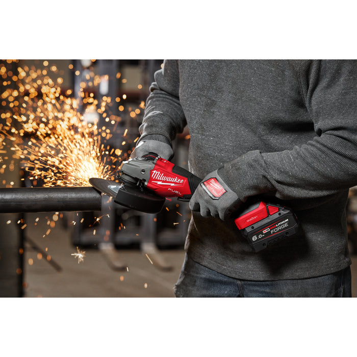 Milwaukee M18FHSAGO180VXPDB-0X 18V FUEL High Performance Cordless Braking Variable Speed Grinder with Case - Bare Unit - westbasedirect.com